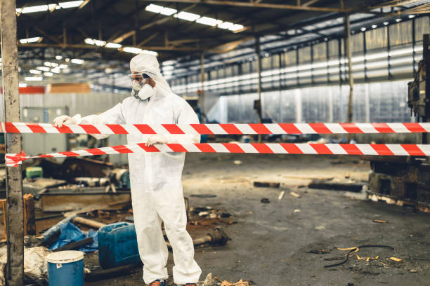 Professional Crime Scene Cleanup technician working in Jensen Beach, FL